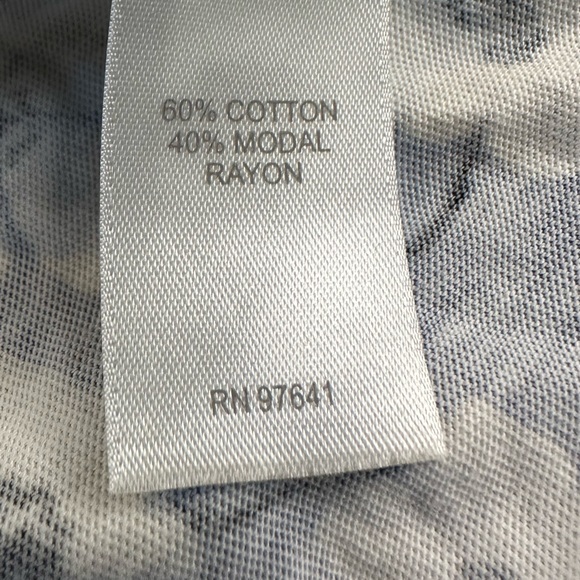 J. Jill Blue Women’s Top White Floral Size S - Picture 7 of 10